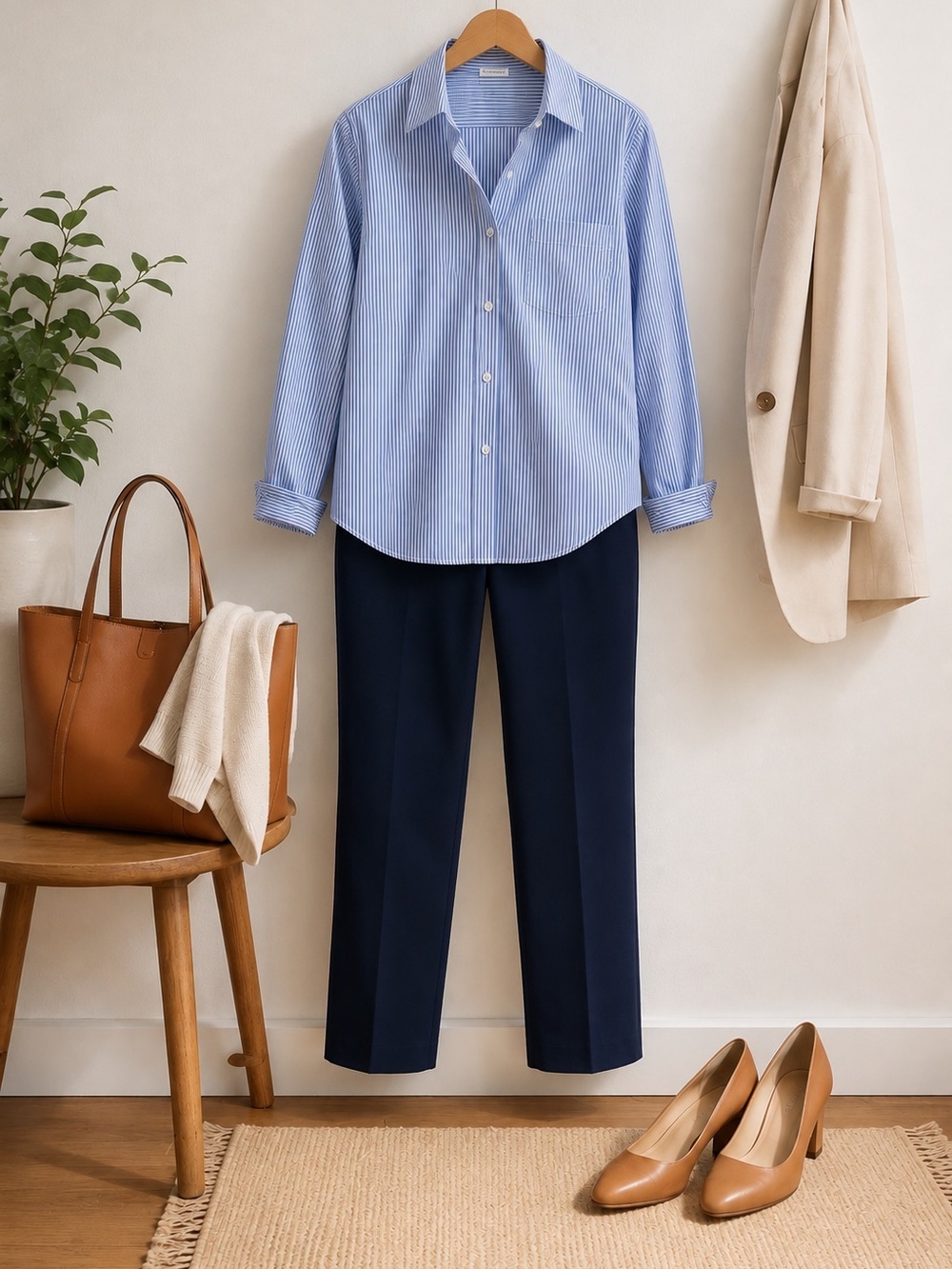 J.Crew Kelsey Crop Pants Navy Size 4 Stretch Cotton Career Ankle Trouser